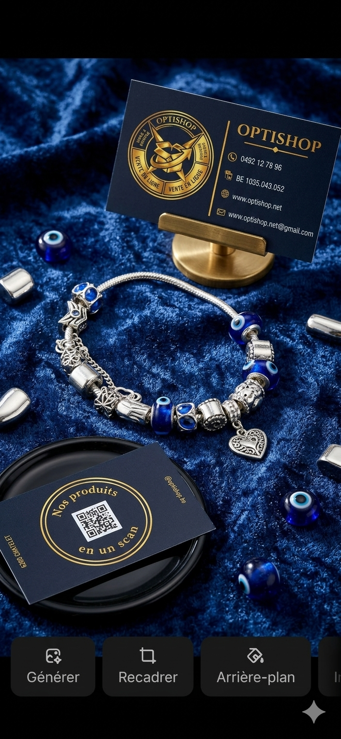 Bracelet Style Pandora avec Charms Bleus et Argentés
Élégant et raffiné, ce bracelet est l'accessoire idéal pour sublimer votre poignet. Composé d'une chaîne maille serpent robuste, il est orné d'une sélection de charms interchangeables soigneusement cho