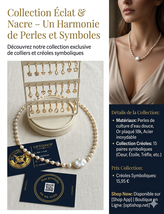 Collection "Éclat & Nacre" – Les Créoles Symboliques