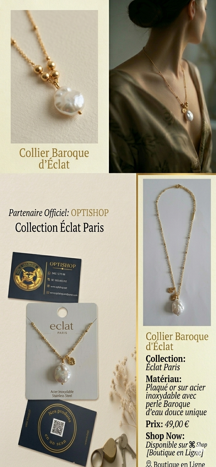 Collier "Trésors d'Été" – Multi-Pampilles & Perle