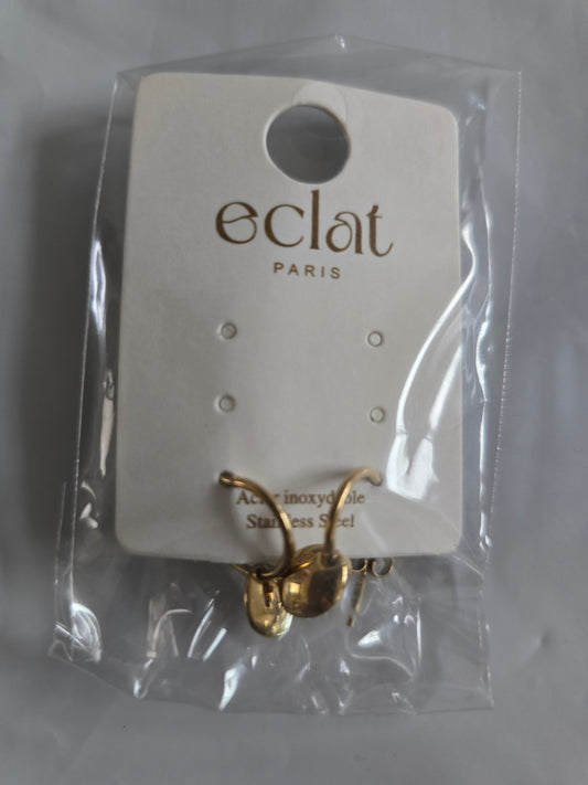 Boucles d'oreilles "Galet" Dorées – Éclat Paris
Prix : 17,00 €