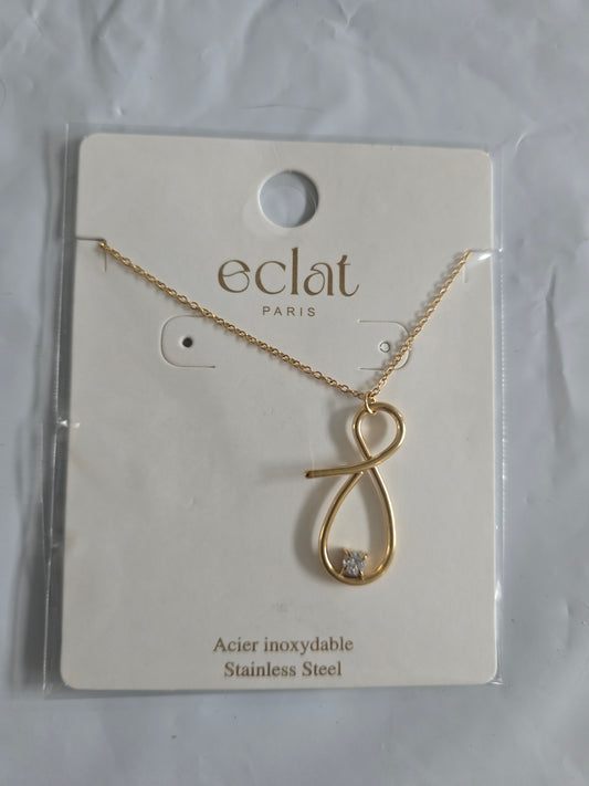 Collier "Étreinte Étincelante" Doré – Éclat Paris
Prix : 23,00 €